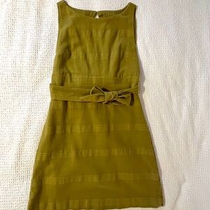 Free People Green/Yellow/Chartreuse Zahara Mini Dress - Size Small